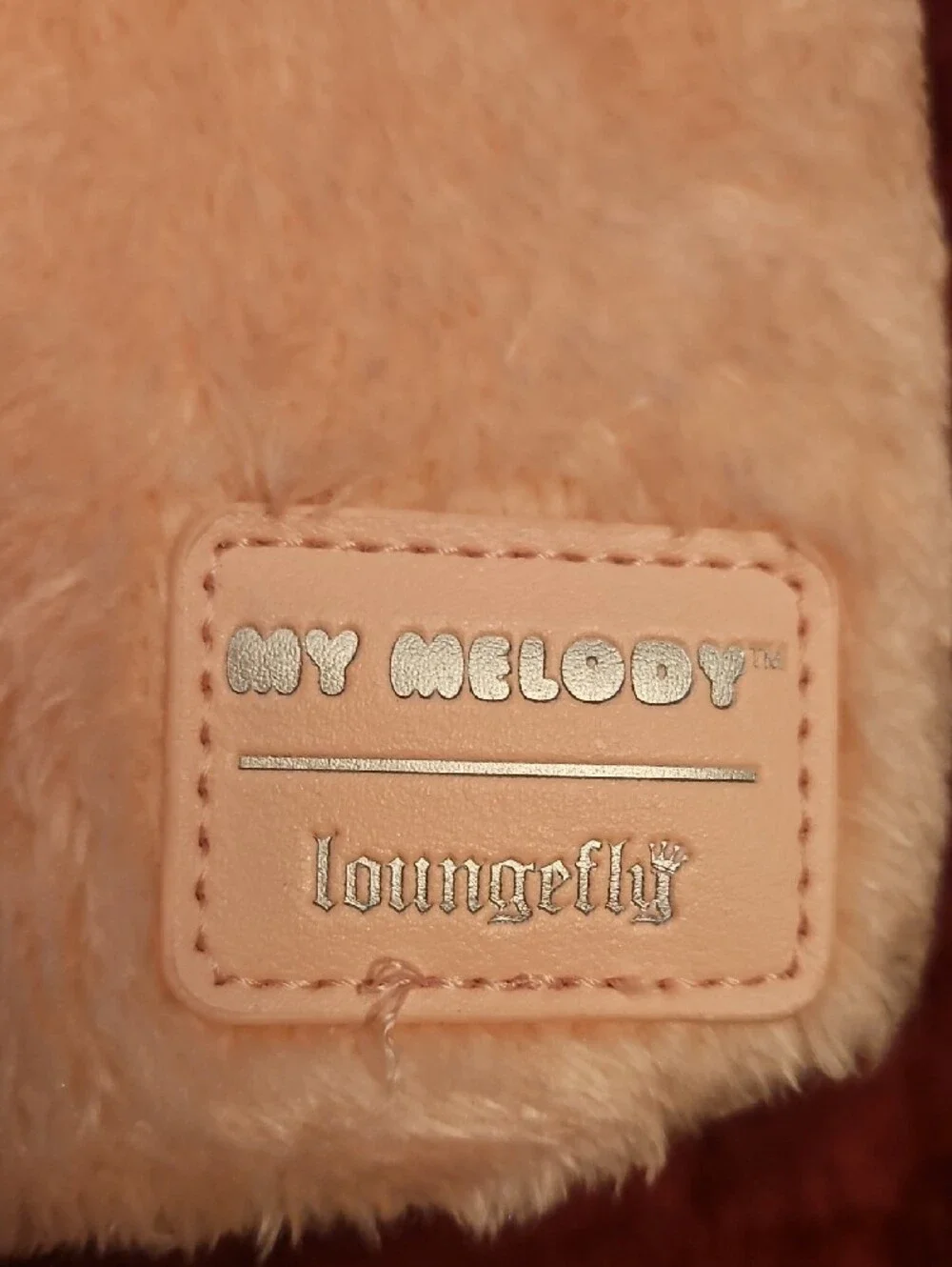 NWT Loungefly Pink My Melody Plush Backpack